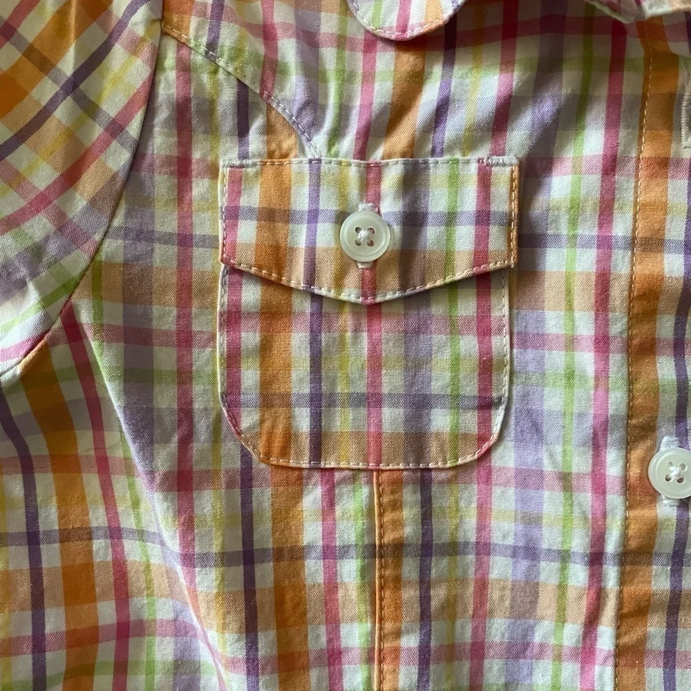 GYMBOREE-PASTEL PLAID DRESS